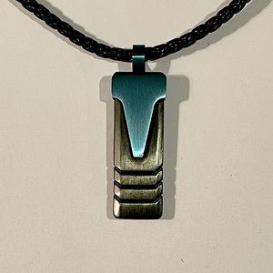 INOX BLACK STAINLESS STEEL NECKLACE